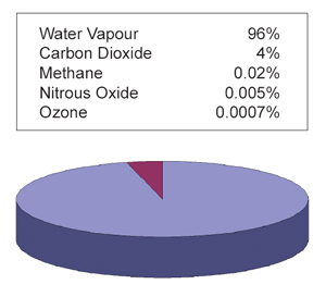 Greenhouse Gas Concentrations - Carbon Dioxide and Water Vapor